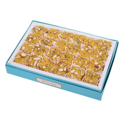 Sev badam burfi