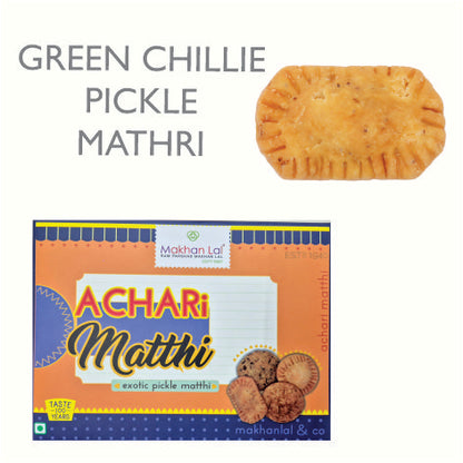 Mirch Achari Mathri