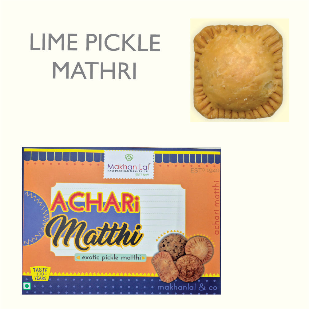 Nimbu achari Mathri