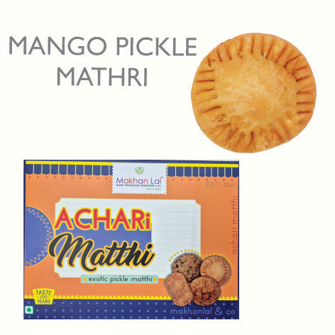 Mango Pickle Mathri