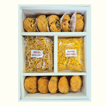 Boondi and Bhujia Box - Desi ghee
