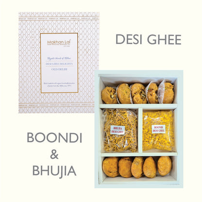 Boondi and Bhujia Box - Desi ghee