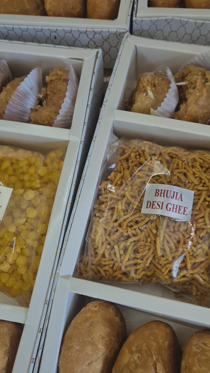 Boondi and Bhujia Box - Desi ghee
